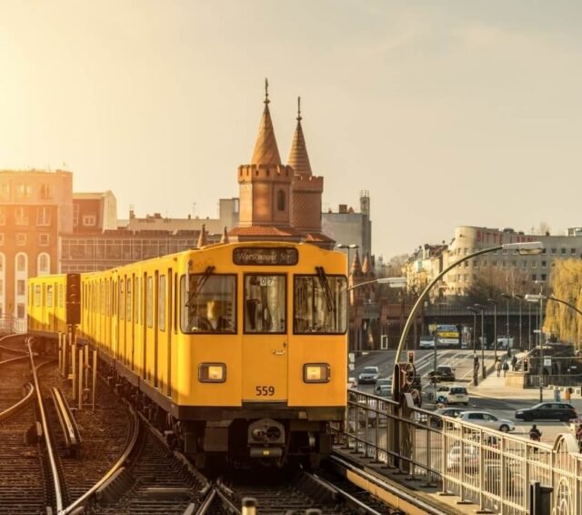 Açık hava, sarı metro