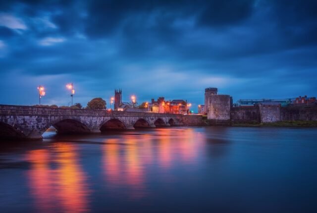 İrlanda Limerick Akşam Manzarası