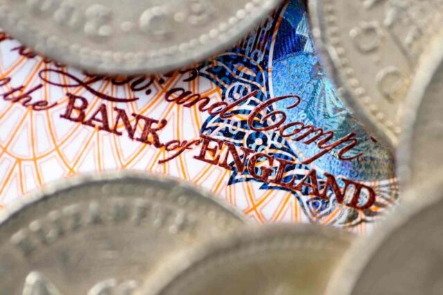 Euro banknotlarının görüntüsü.