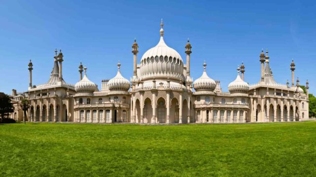 Güneşli bir Brighton günü ve güzel bir gün