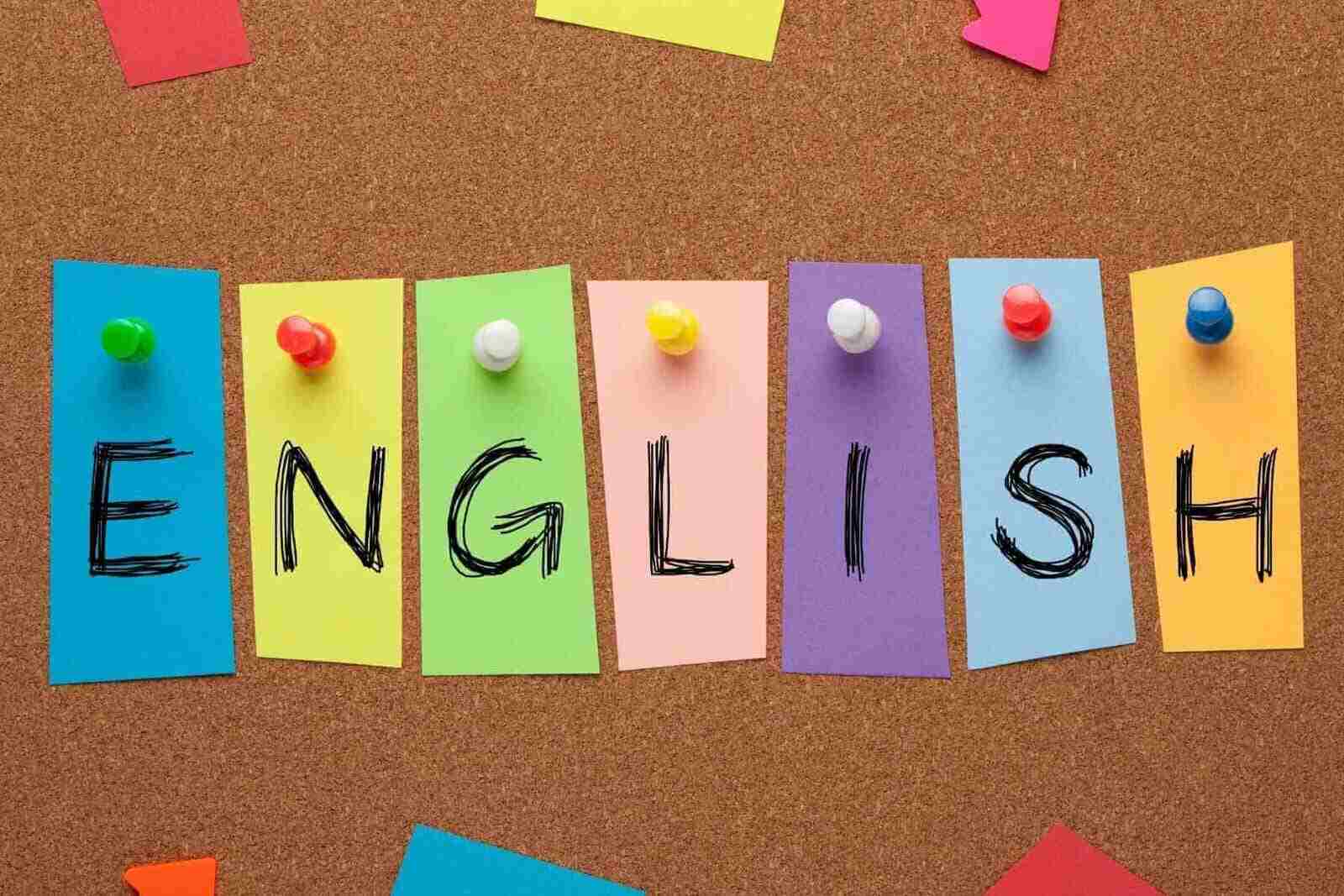 English' yazılı bir başlık.