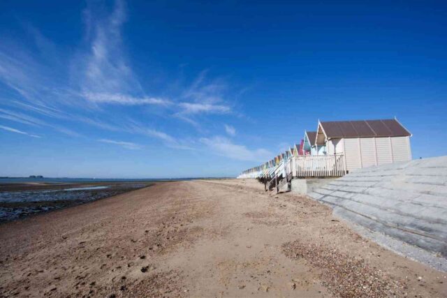 West mersea beach kulübeleri