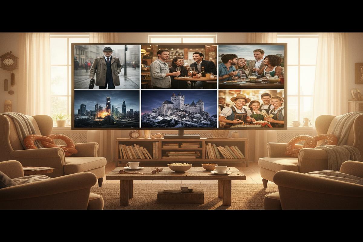 Alman yapımı popüler dizilerden bir sahne