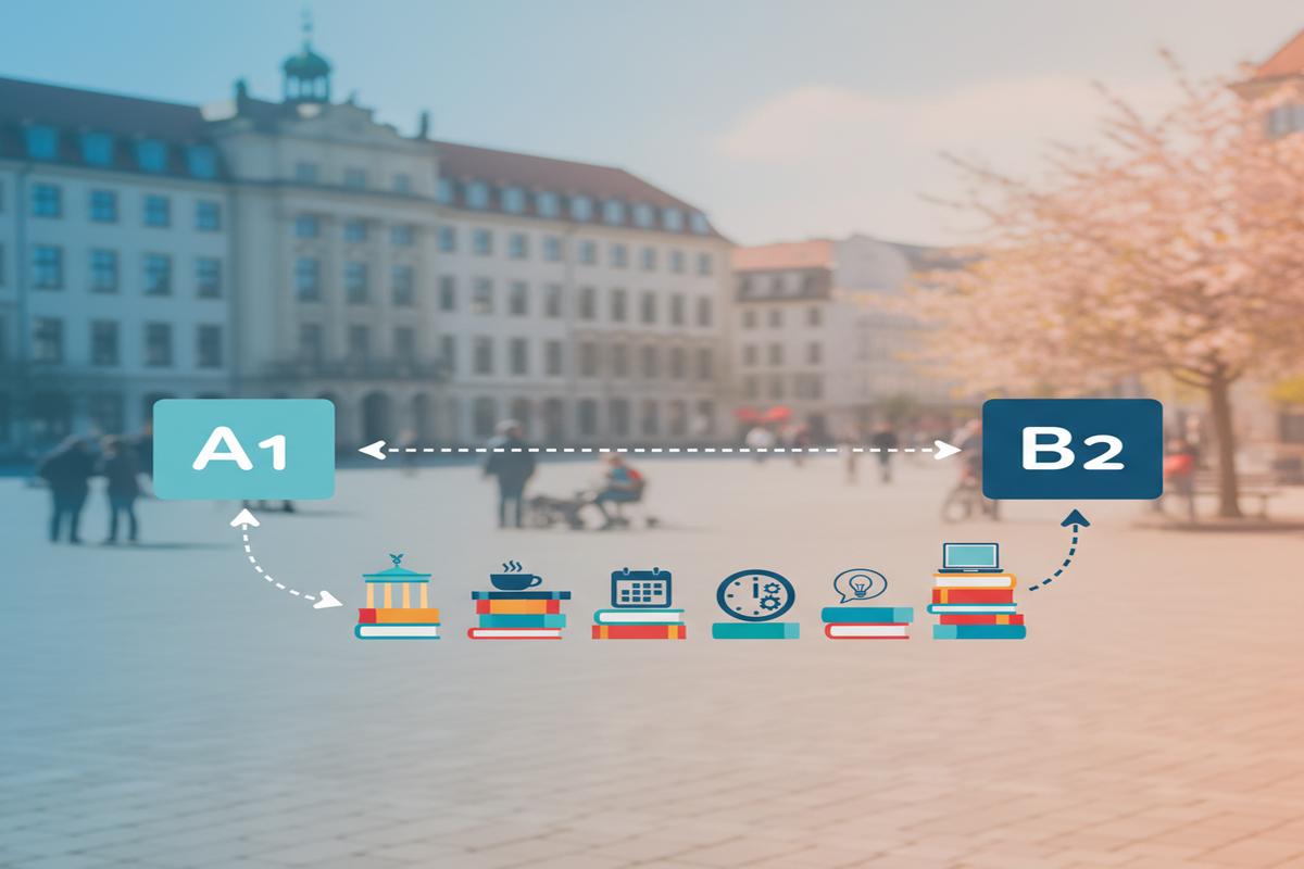 Almanca A1'den B2'ye Kaç Ayda Gidilir? İşte Yol Haritası