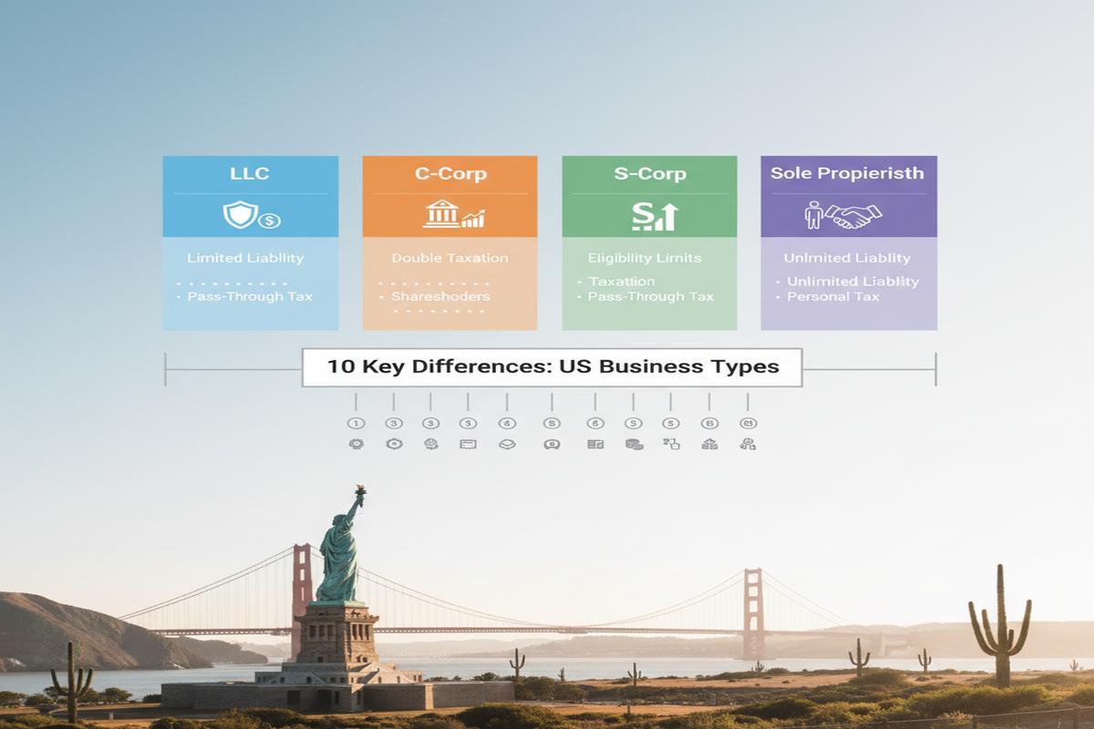 Amerika’da LLC mi C-Corp mu? İşte 10 Kritik Fark!