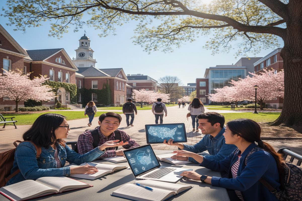 Amerika'da yüksek lisans başvurusu için öğrenci ve kampüs