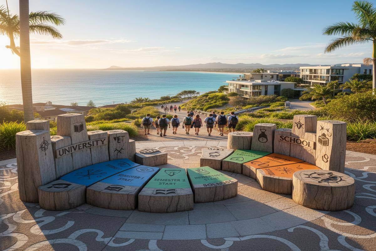 Avustralya akademik yıl takvimi eğitimi dönemleri tablosu