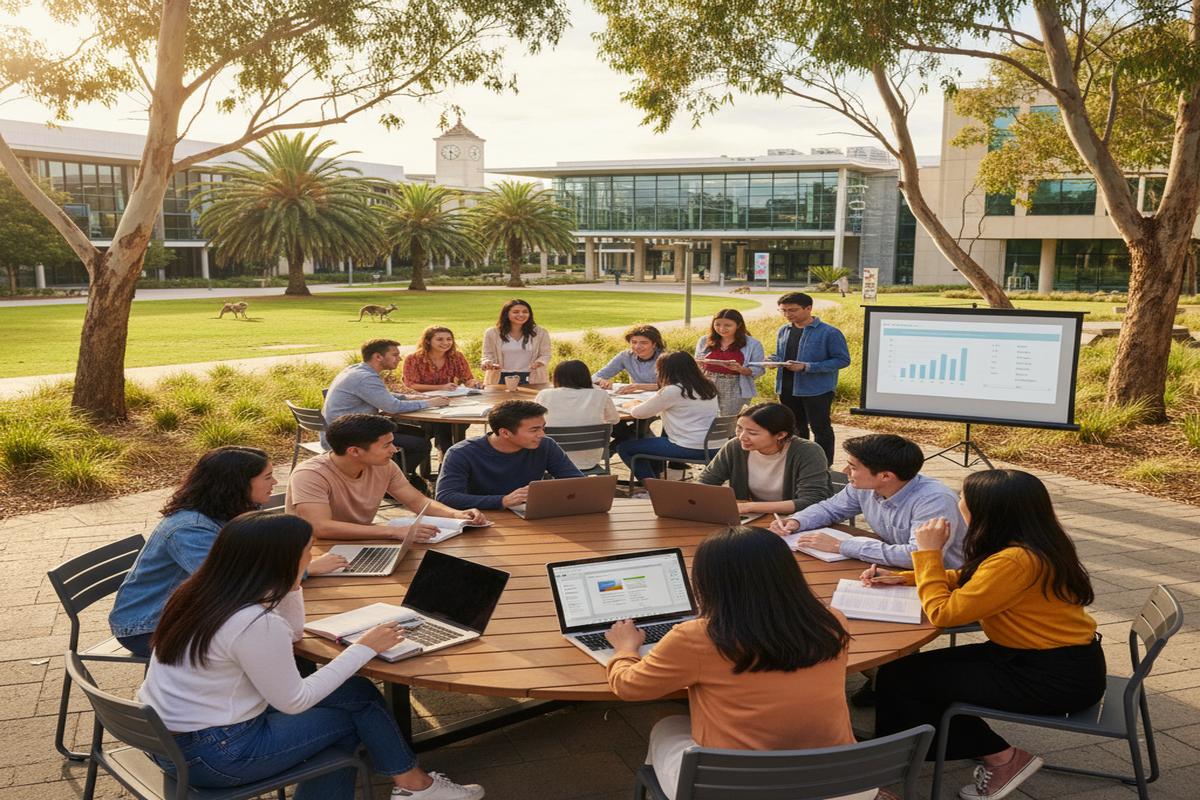 Avustralya üniversitesinde uluslararası öğrenciler