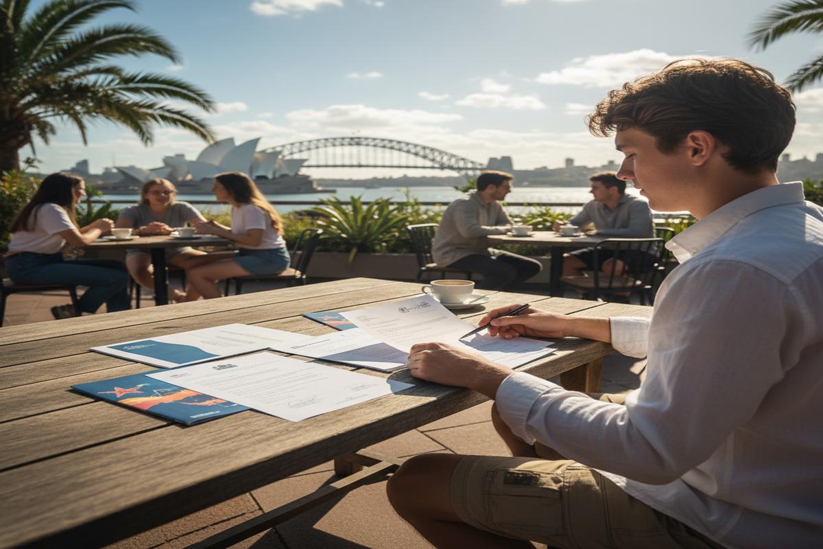 Avustralya'da eğitim programı değişikliği yapan bir öğrenci