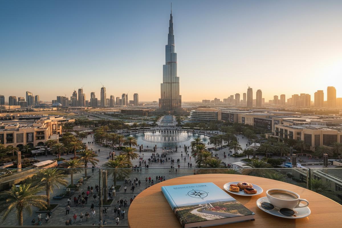 Burj Khalifa'nın Dubai'deki manzarası ve çevresi