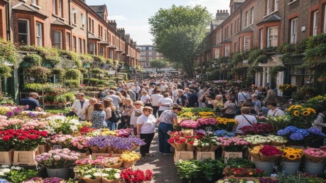 Columbia Road Flower Market: Londra’nın Renkli Çiçek Pazarı Rehberi