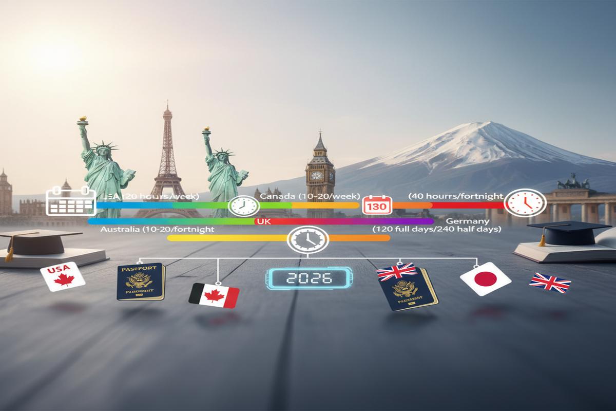 2026'da Hangi Ülkede Öğrenciler Kaç Saat Çalışabilir?