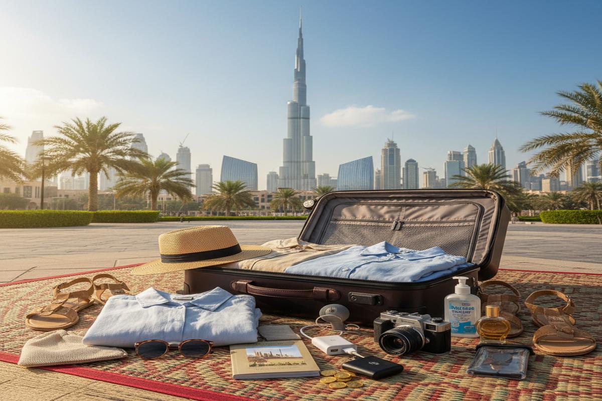 Dubai seyahatine uygun bavul hazırlığı