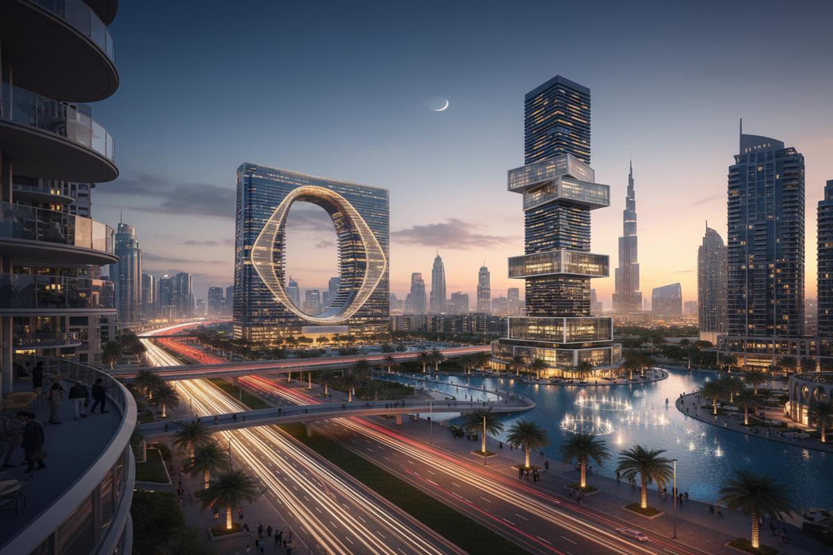 Dubai'nin modern mimarisi ve lüks yaşamı