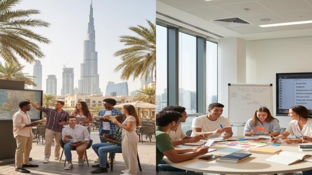 Dubai’de Dil Eğitimi Alırken Ders Programında Yer Alan Aktiviteler