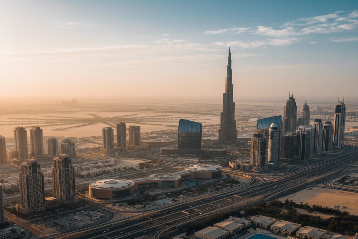 Dubai'deki rekor sahibi gökdelenler ve modern şehir
