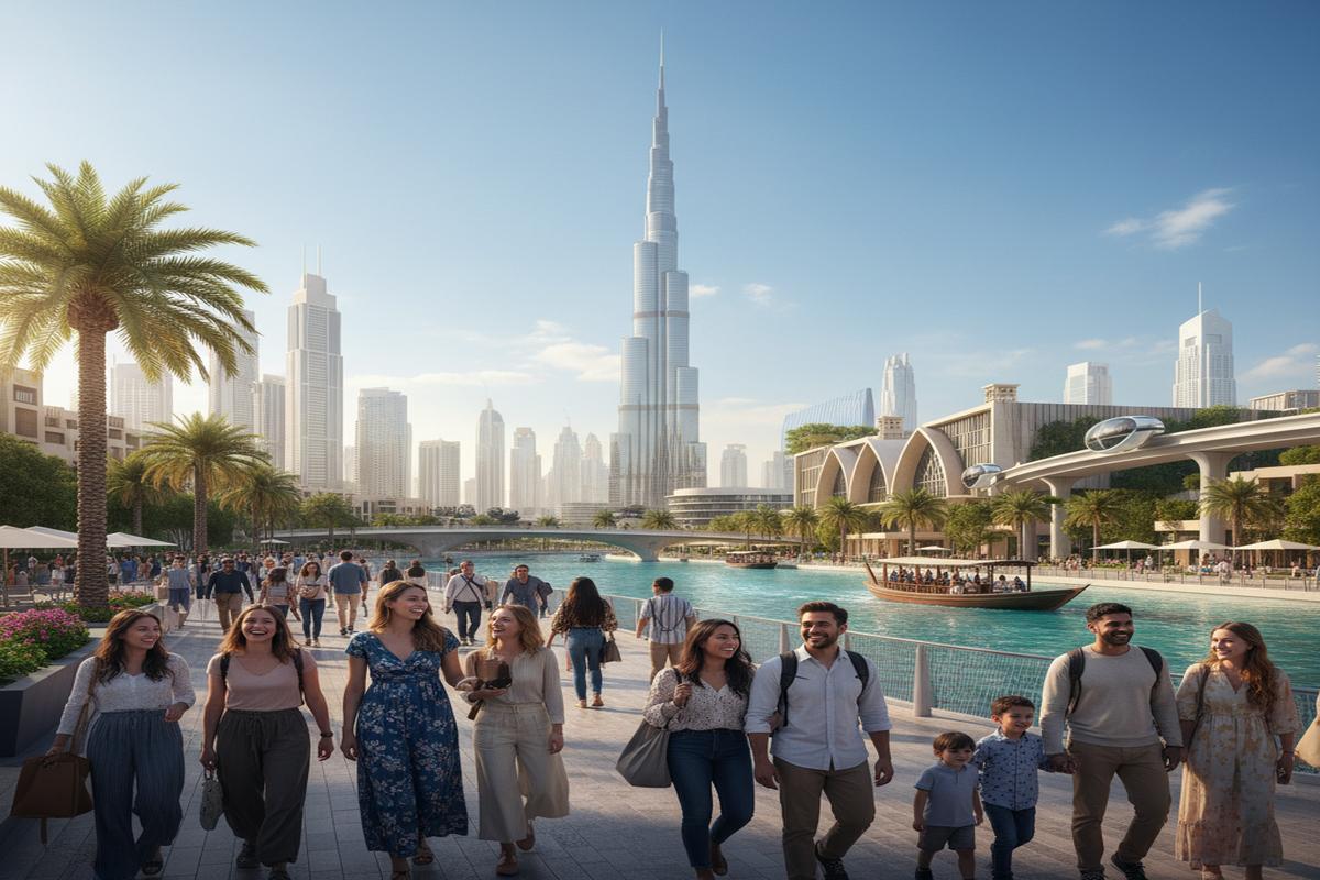 Dubai'de yaşam rehberi ve modern şehir manzarası