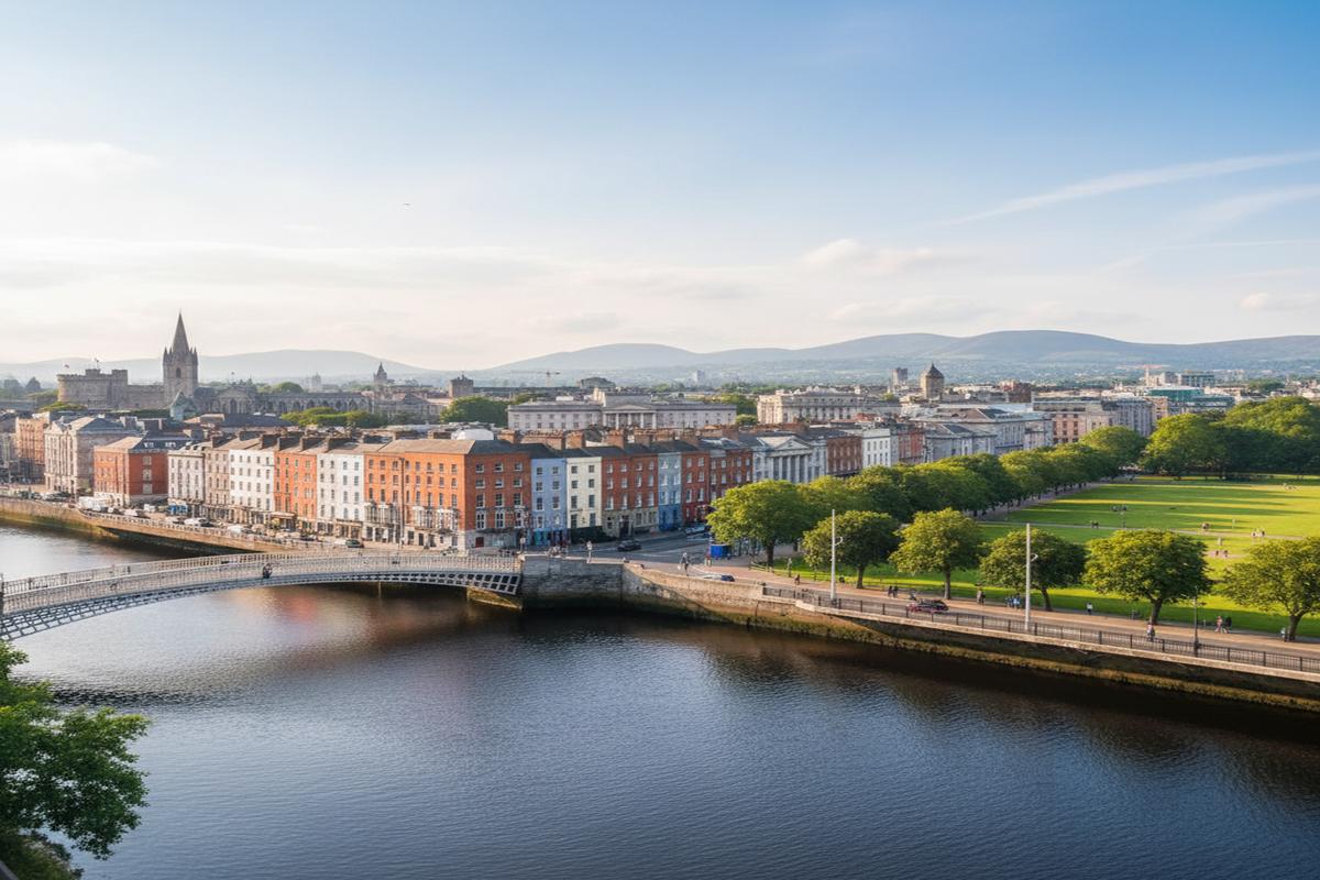 Dublin şehir merkezinde gezilecek başlıca tarihi ve doğal mekanlar