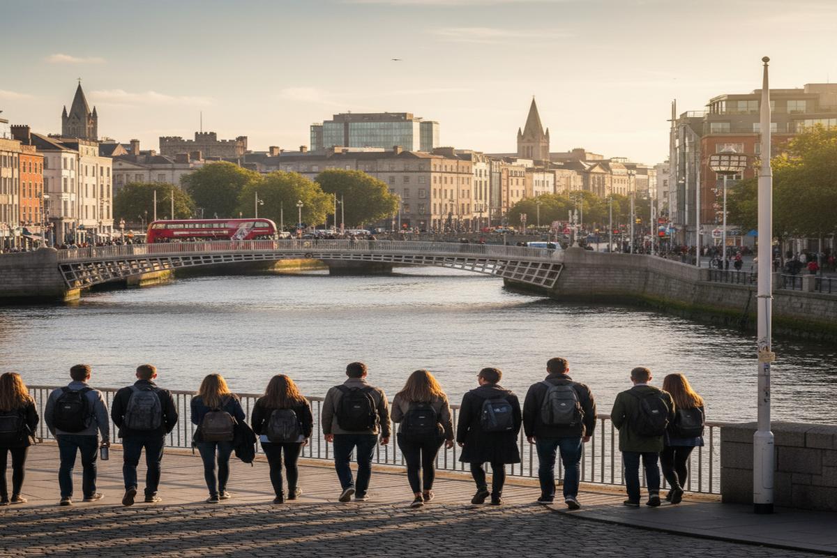 Dublin'de öğrenciler için yaşam ve şehir hayatı