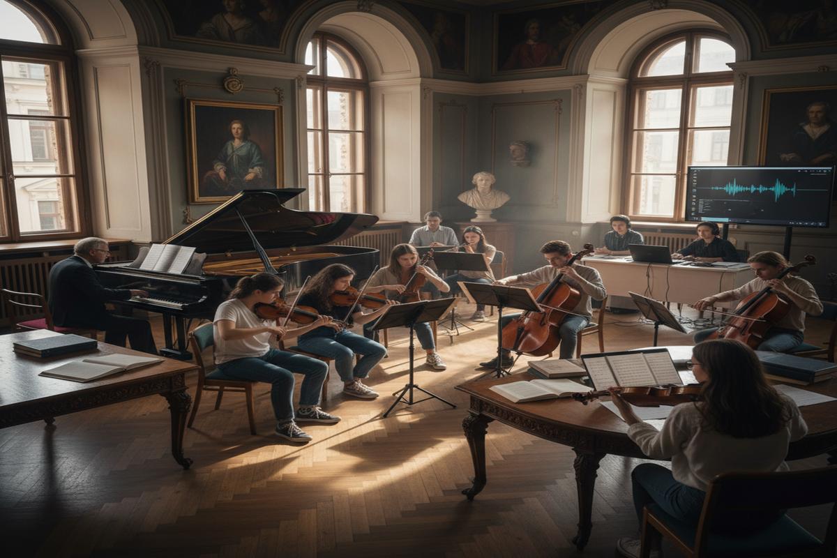 Dünyanın en iyi müzik okullarında eğitim alan öğrenciler