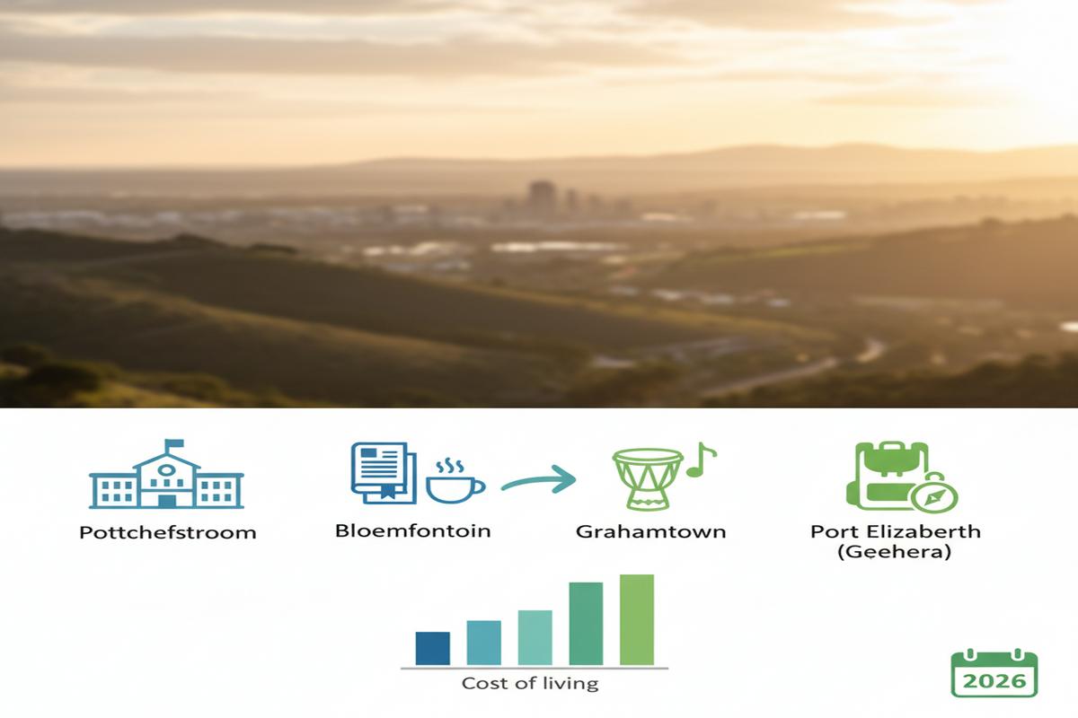 Güney Afrika’nın En Ucuz 4 Şehri: Öğrenci Rehberi 2026