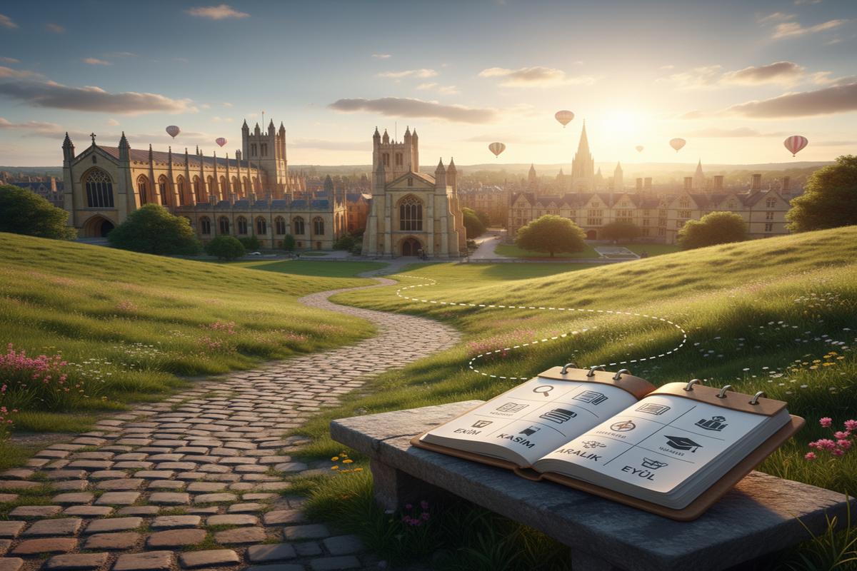 İngiltere'de Yüksek Lisans: Aylık Adım Adım Plan