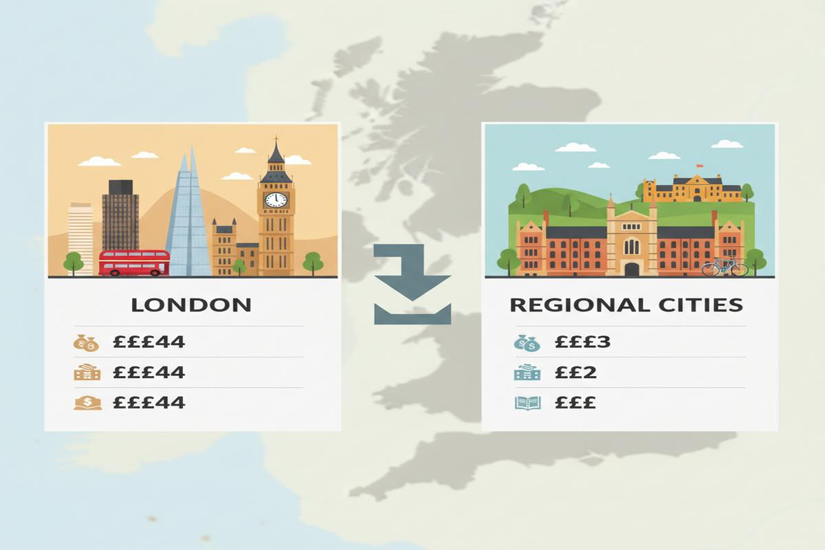 İngiltere’de Yüksek Lisans Maliyeti: Londra mı Ucuz, Diğer Şehirler mi?