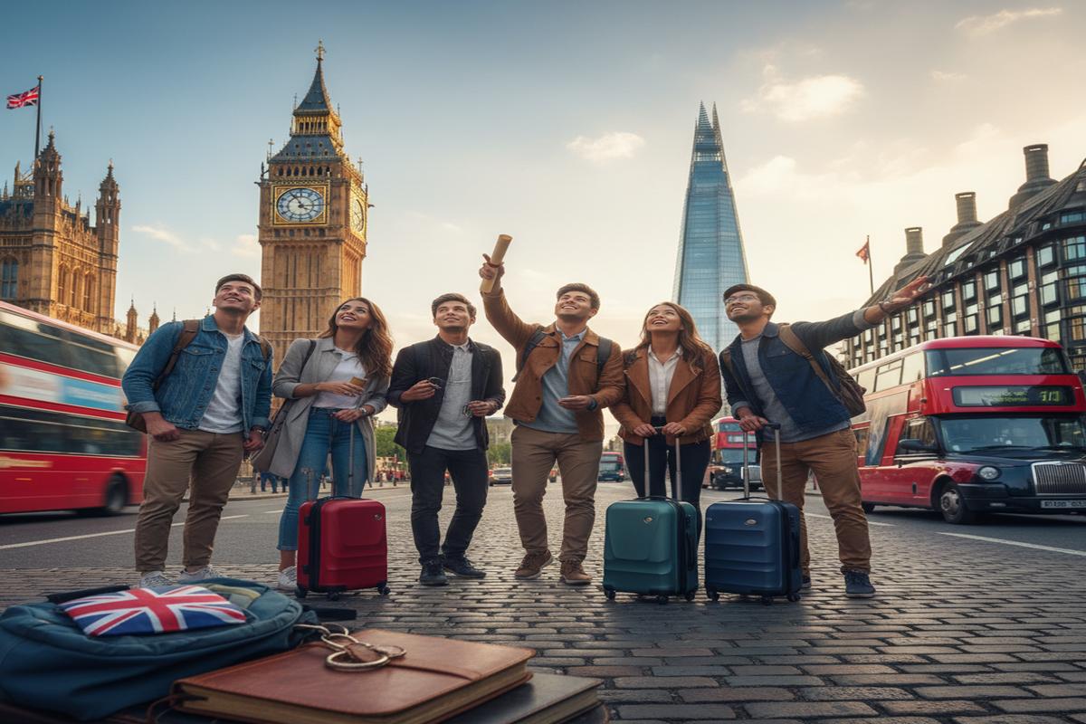 İngiltere öğrenci vizesi başvurusu yapan bir öğrenci