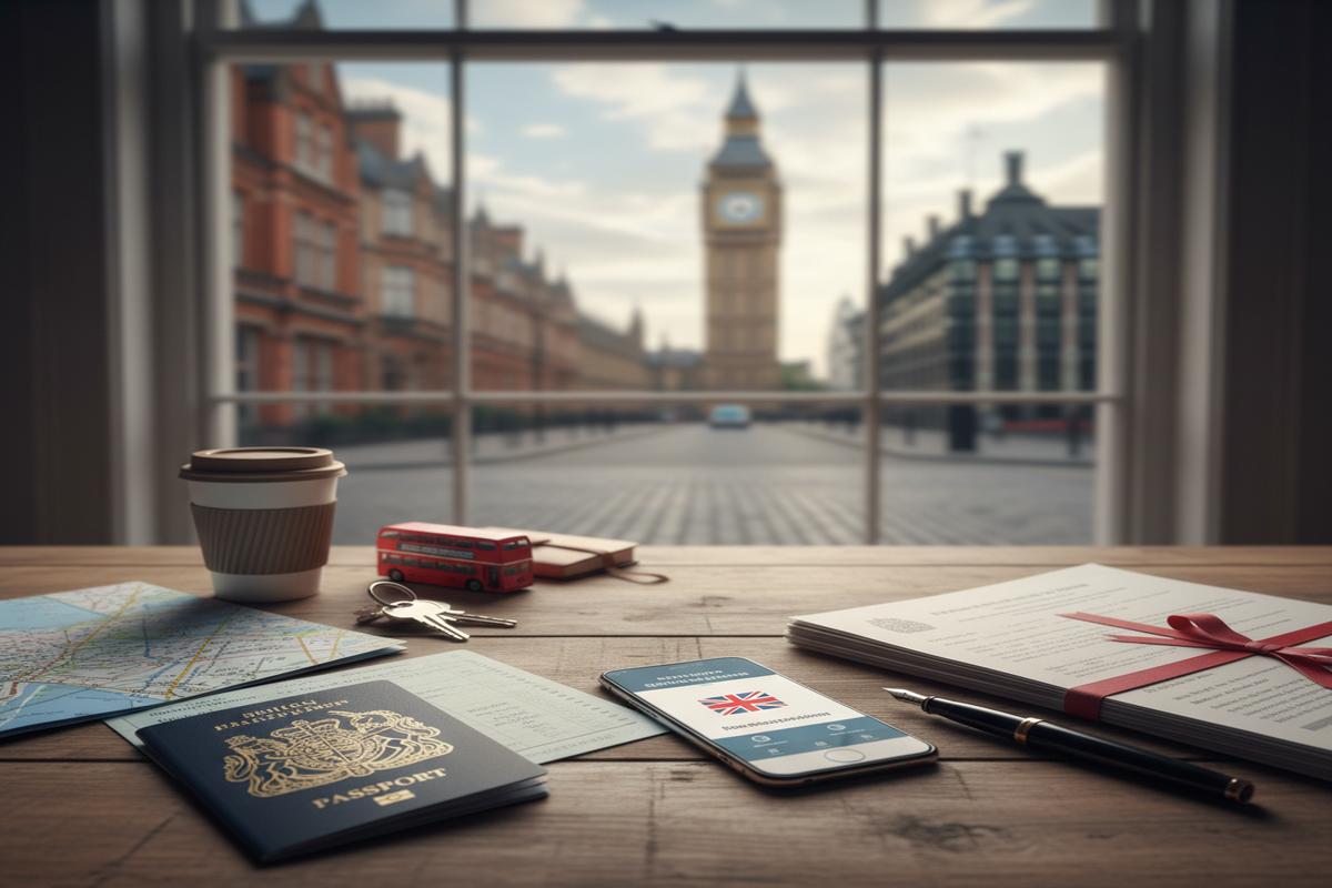 İngiltere'de banka hesabı açma adımlarını gösteren rehber