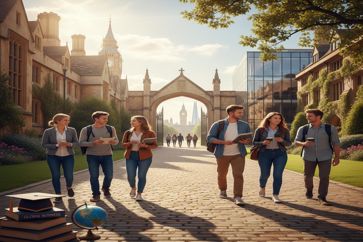 İngiltere'de MBA eğitimine başlayan uluslararası öğrenciler