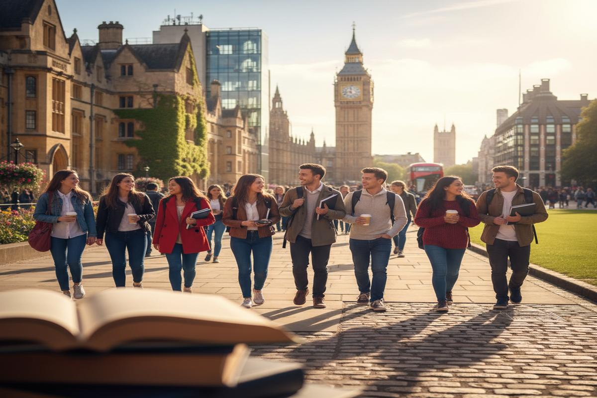İngiltere’de üniversite eğitimi alan öğrenciler