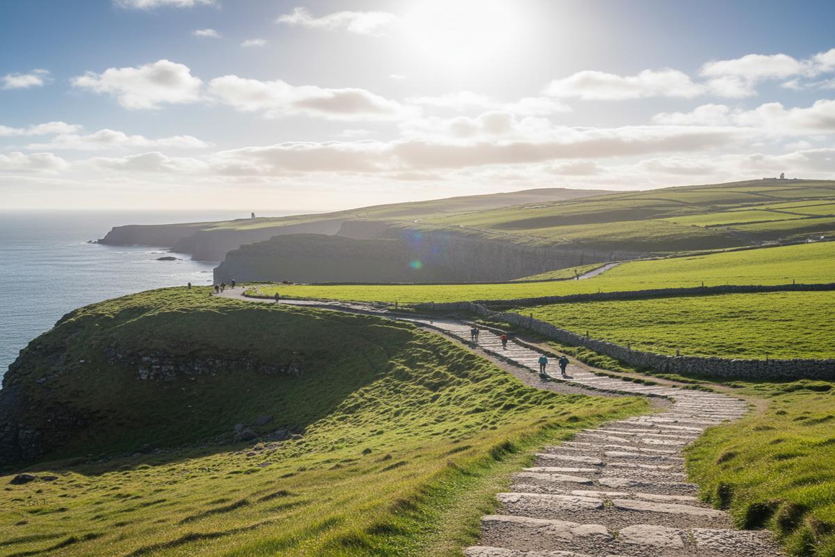 İrlanda'nın yeşil doğası ve tarihi köprüler