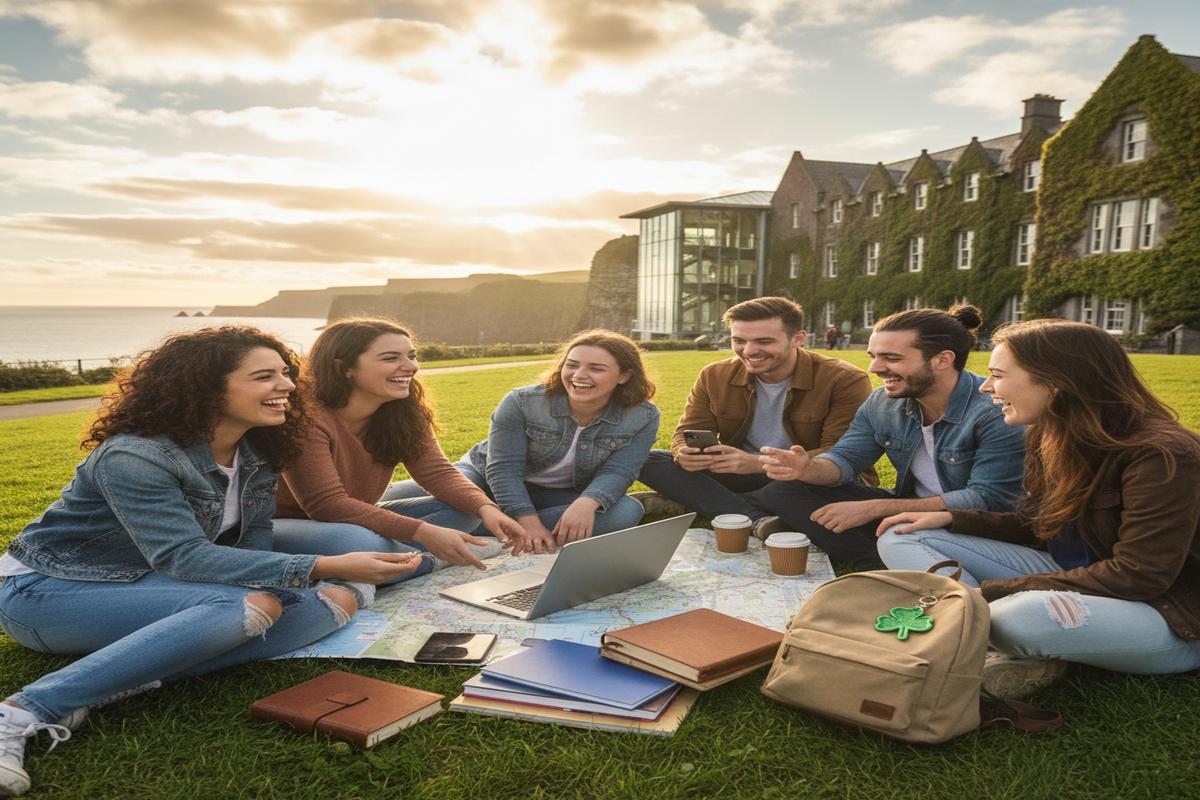İrlanda Work and Study programı deneyimleyen öğrenciler