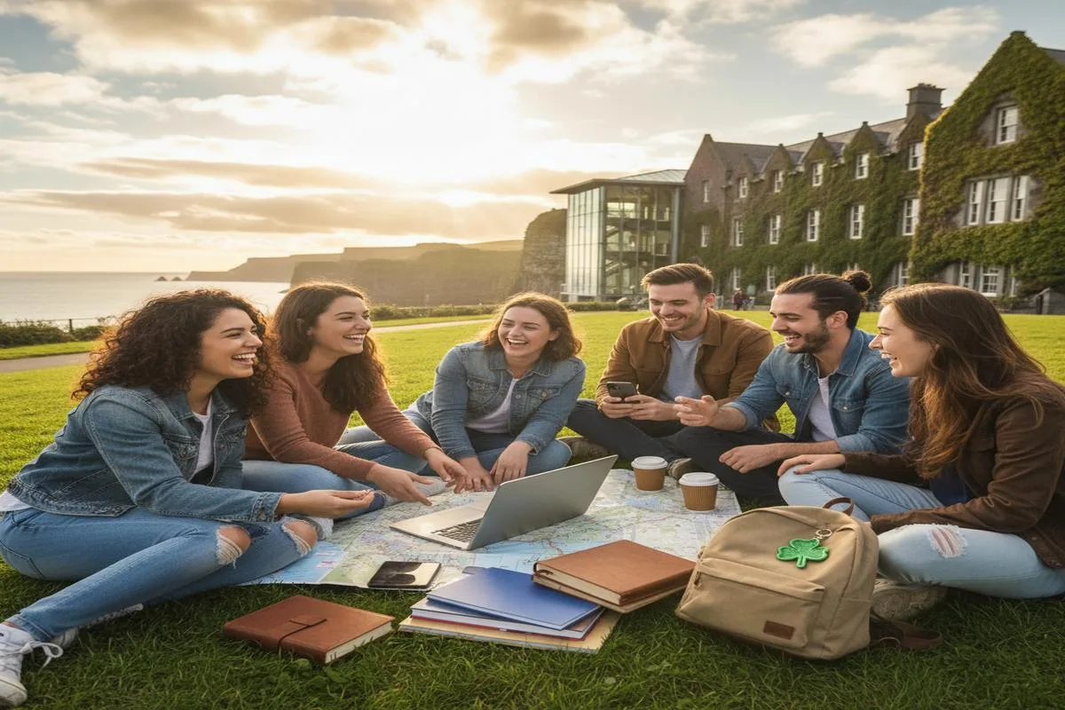 İrlanda Work and Study programı deneyimleyen öğrenciler