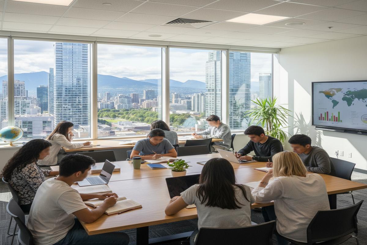 Kanada'da yabancı dil eğitimi alan uluslararası öğrenciler