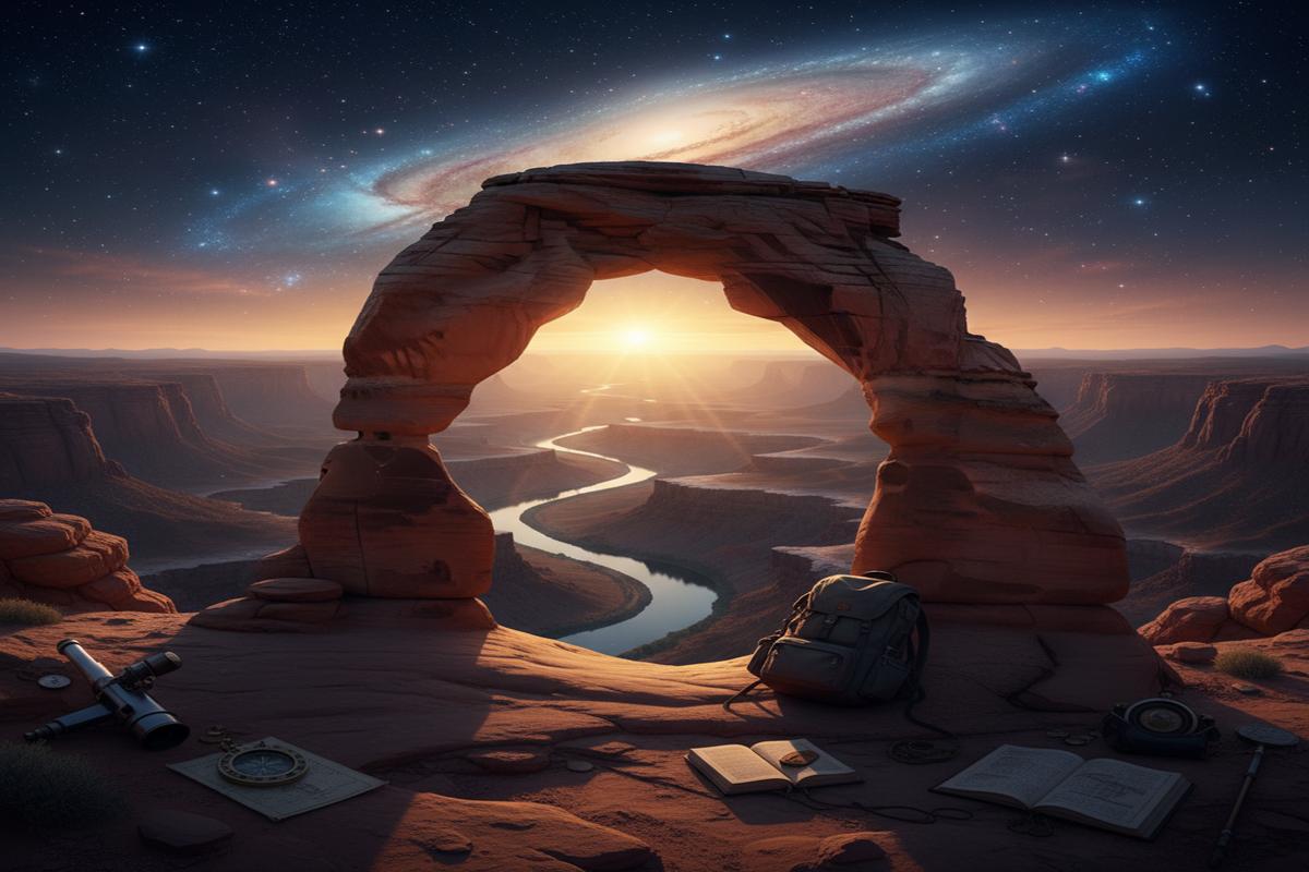 Pozitif nihilizm kavramı ve evren perspektifinden bir görsel