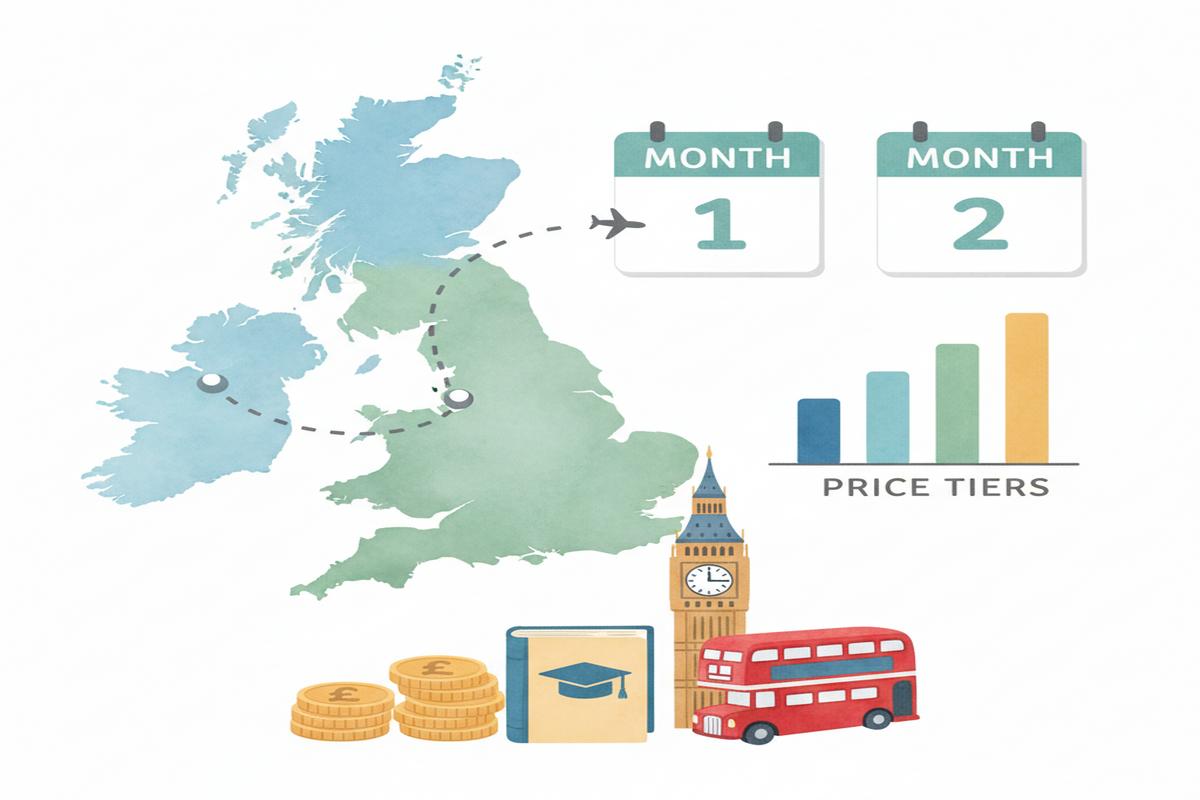 2025'te 2 Aylık İngiltere Dil Kursu Fiyatları Ne Kadar?