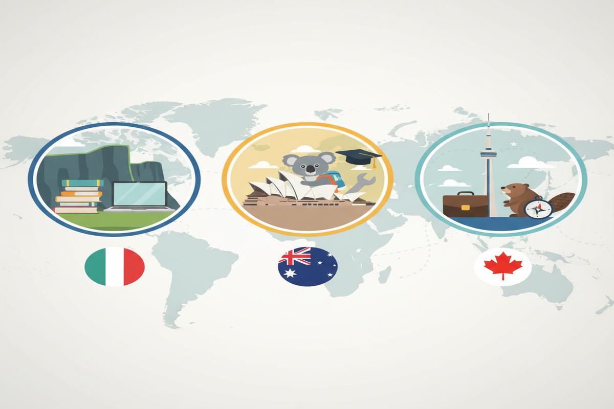 Work and Study: İrlanda, Kanada ve Avustralya Karşılaştırması