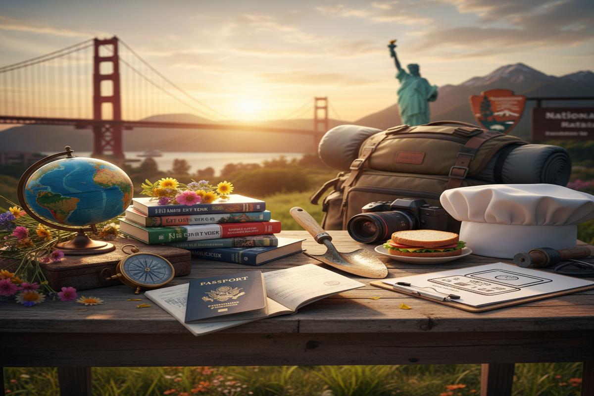 Work and Travel programında ABD'de çalışan üniversite öğrencileri