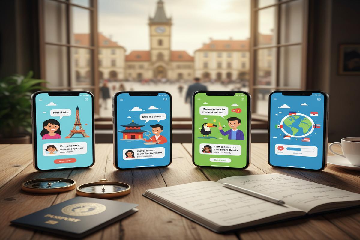 Birden fazla dili öğrenmek için kullanılan mobil uygulamalar