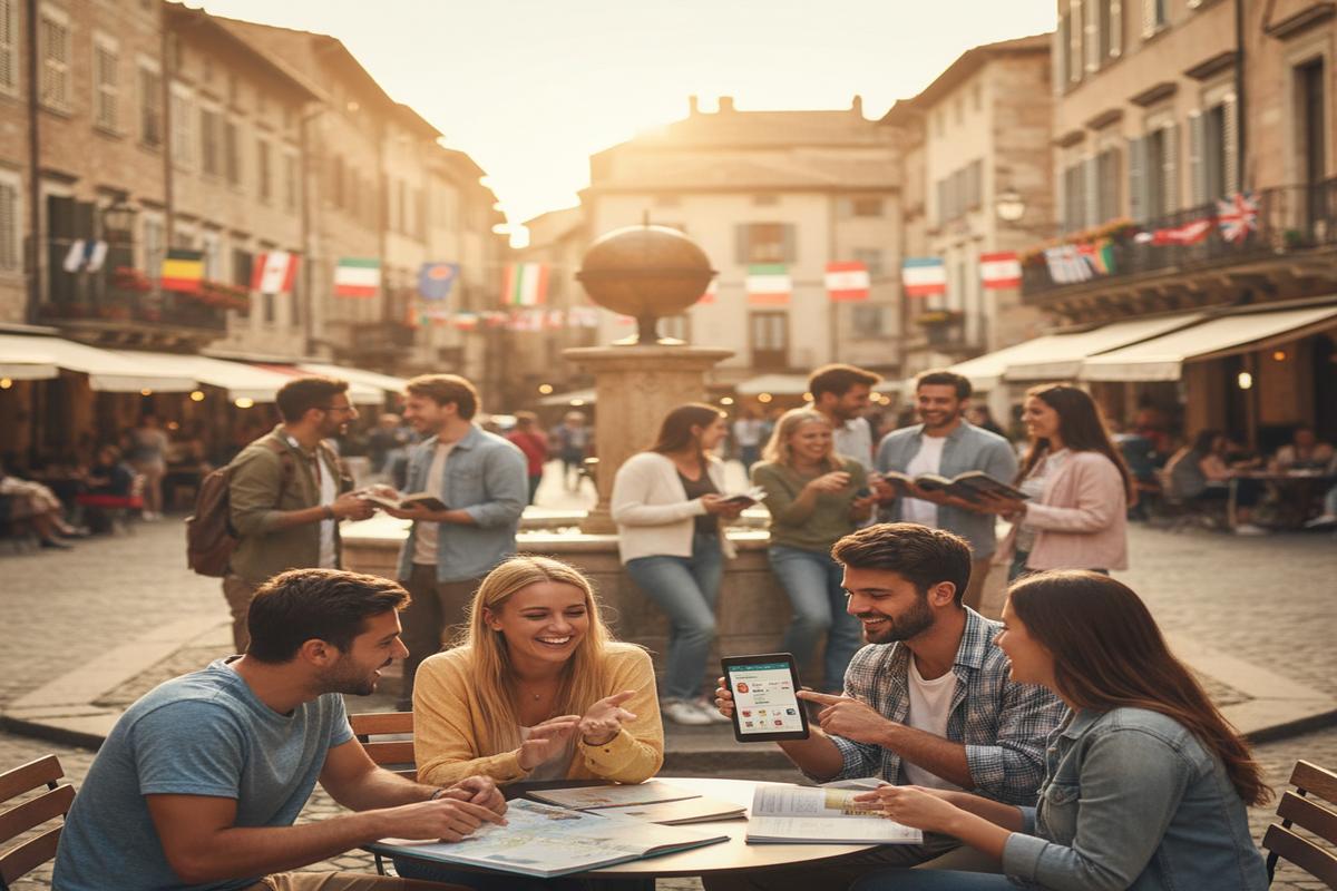 Yurtdışında yabancı dil öğrenen öğrenciler