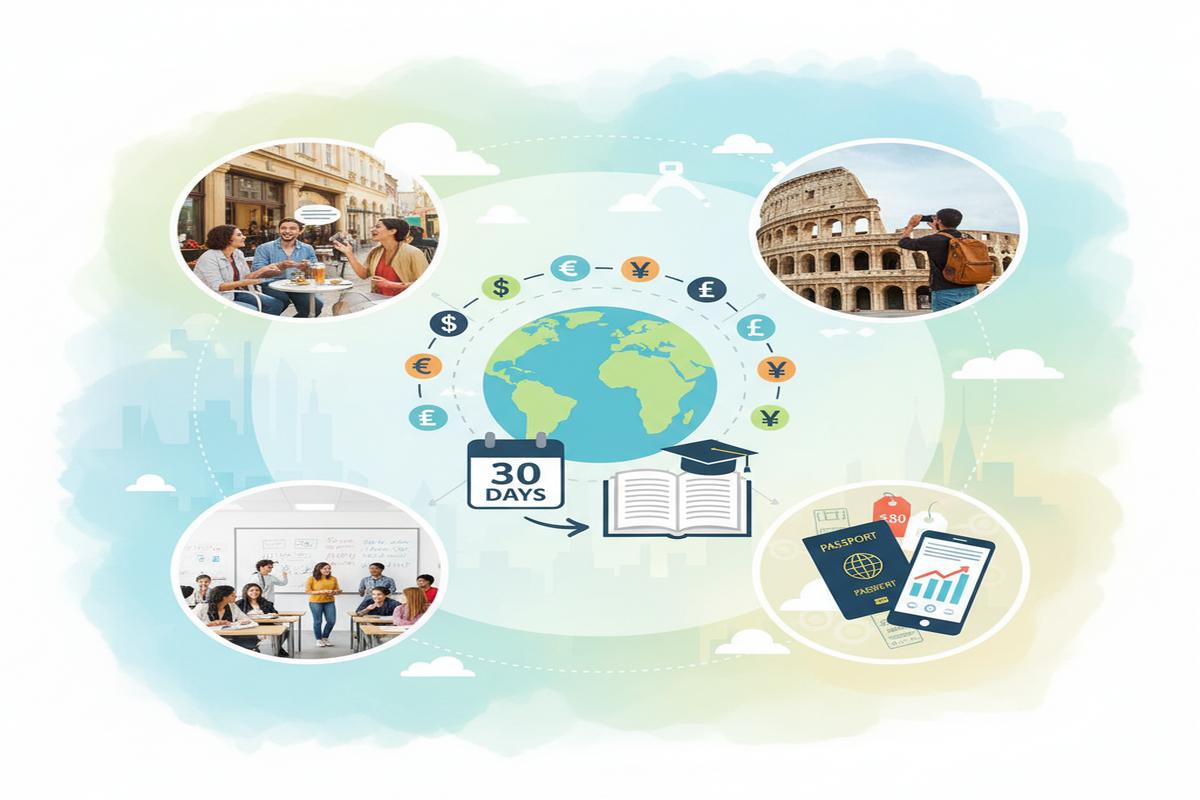 1 Aylık Yurtdışı Dil Eğitimi Fiyatları ve Bütçe Rehberi