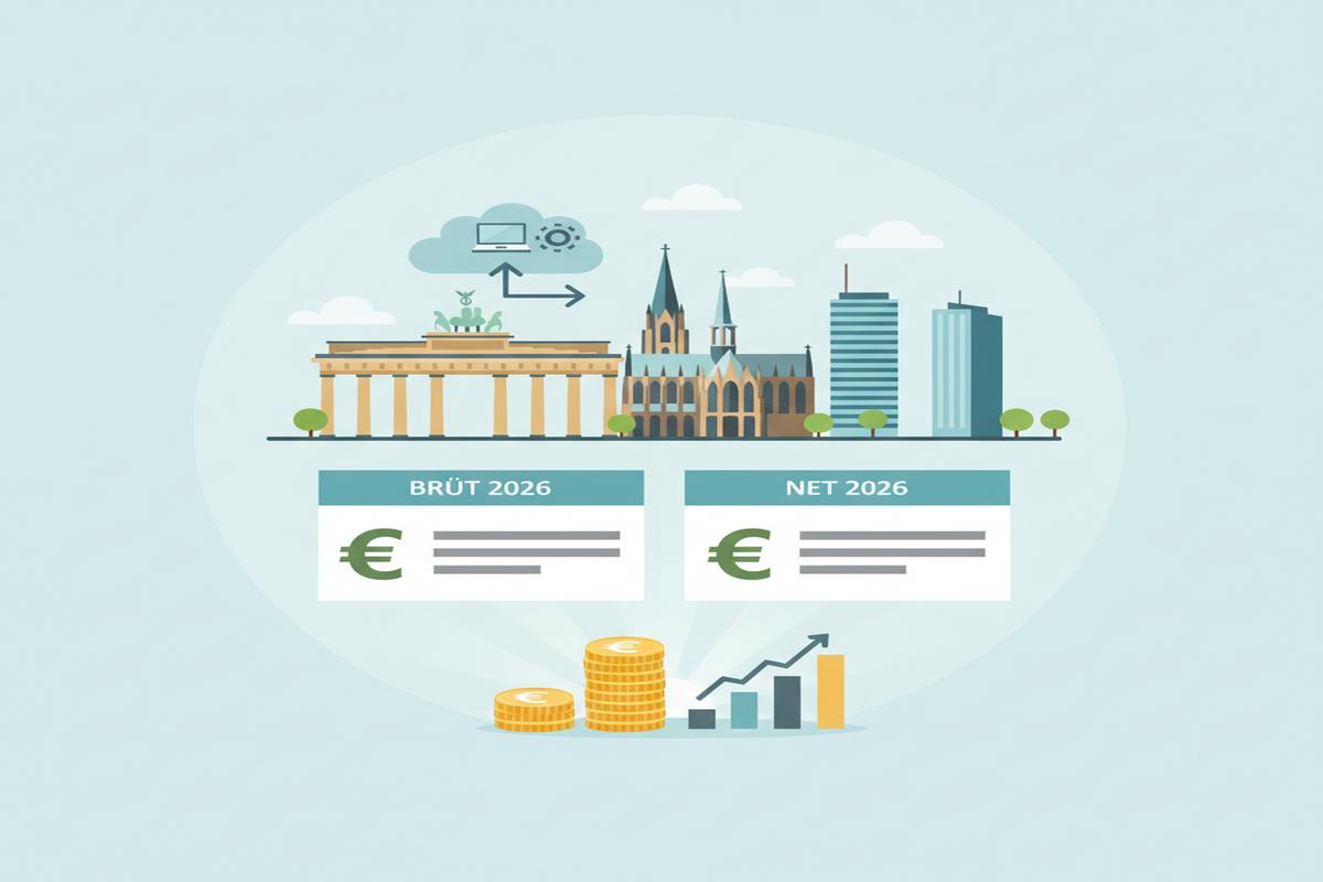 Almanya Yazılımcı Maaşları: Brüt Net Hesaplama ve Aralıklar