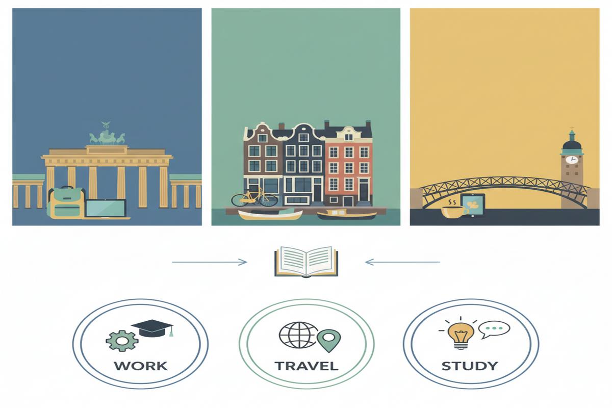 Berlin, Amsterdam, Dublin Work and Study Güncel Rehber