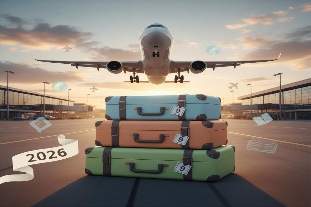 2026'da 9 Havayolunda Ücretsiz Ekstra Bagaj Şansı!