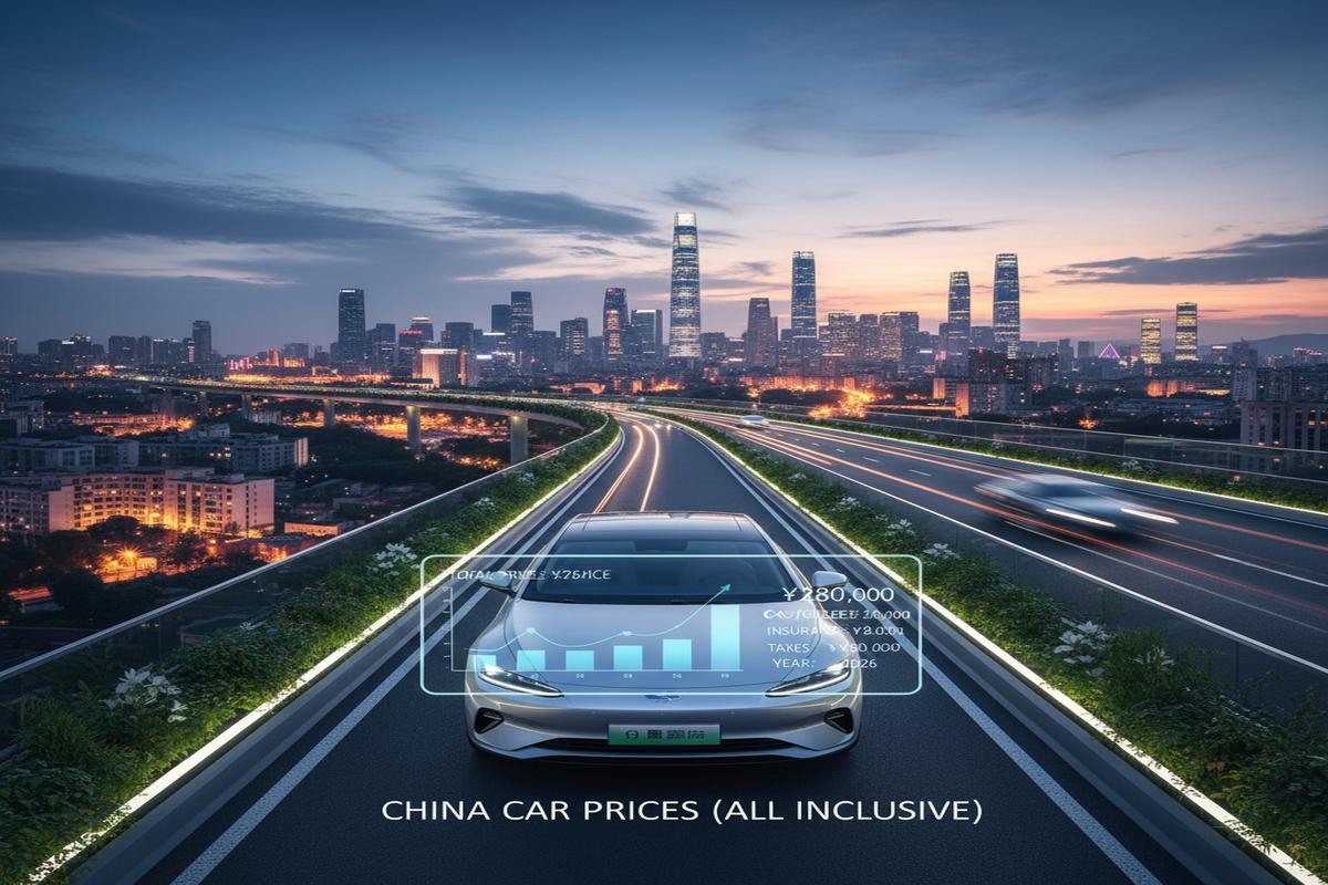 2026'da Çin'de Araba Fiyatları Ne Kadar? Tüm Giderler Dahil