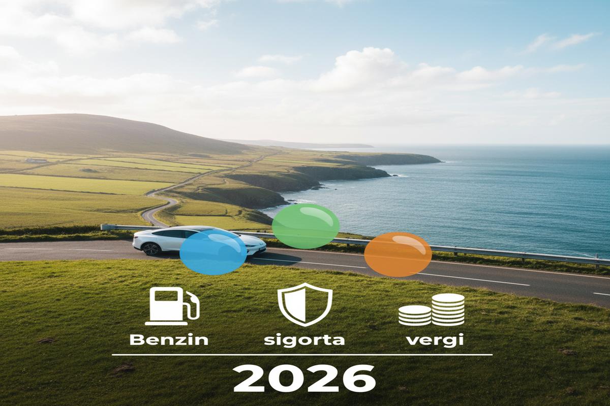 2026'da İrlanda'da Araba Almak Ne Kadar Tutar?