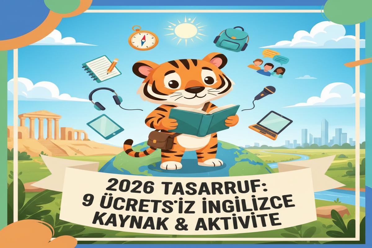 2026'da Ücretsiz İngilizce Öğrenmenin 9 Yolu