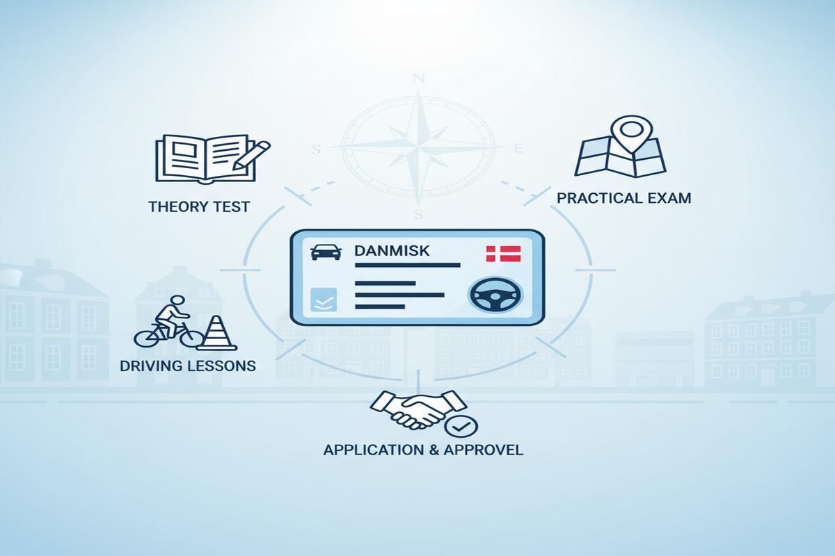 Danimarka Ehliyet Alma Rehberi: Adımlar, Belgeler, Maliyet