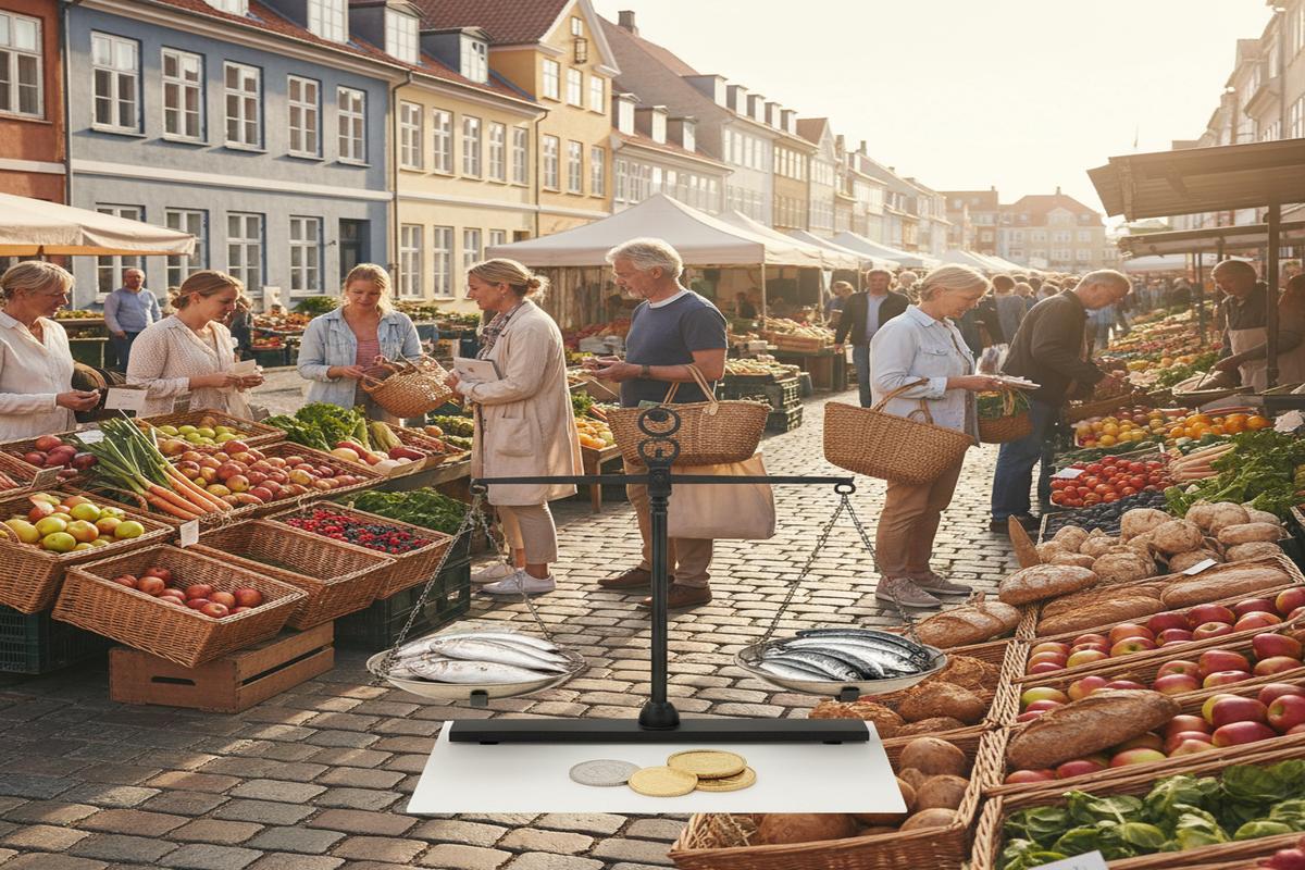 Danimarka market fiyatları: öğrenci bütçesi ve tasarruf